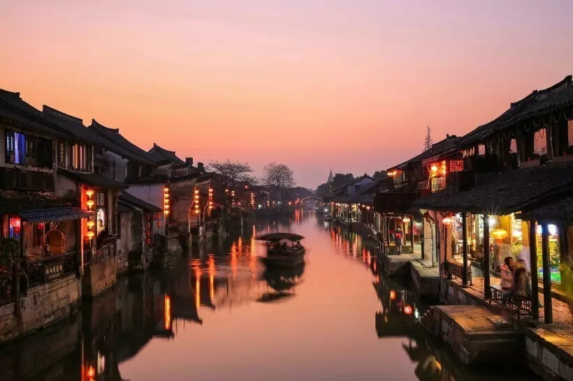 浙江嘉兴西塘古镇风景!