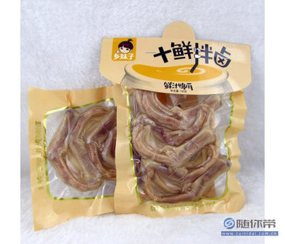 乡妹子十鲜拌卤鲜汁鸭爪 嘉兴瑞佳贸易商行的批发优选